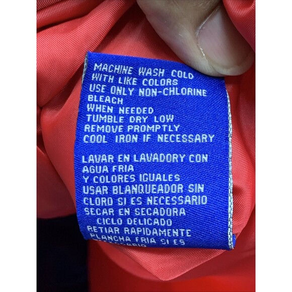 Chicago Cubs Mens Genuine Merchandise Windbreaker Full Zip Blue Red Size 5XL Vtg - Picture 11 of 13